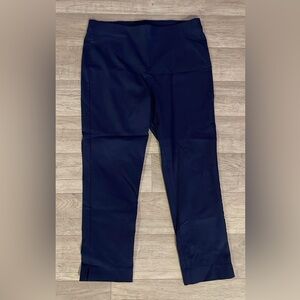 Michael kors navy pull on pants Size large